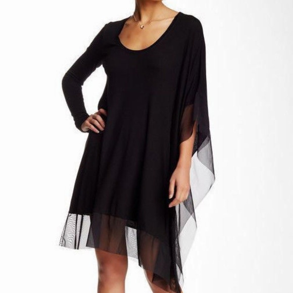 BCBGMAXAZRIA Black GEA A Knit Tunic Shirt - Picture 2 of 8